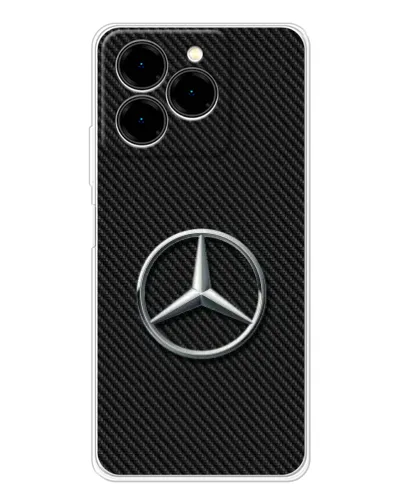 Чехол для Ulefone Note 20 Pro с картинкой «Карбоновый Mercedes стиль» Чехол для Ulefone Note 20 Pro с картинкой «Карбоновый Mercedes стиль»