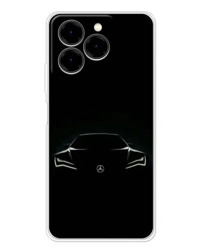 Чехол для Ulefone Note 20 Pro с картинкой «Mercedes — силуэт авто» Чехол для Ulefone Note 20 Pro с картинкой «Mercedes — силуэт авто»