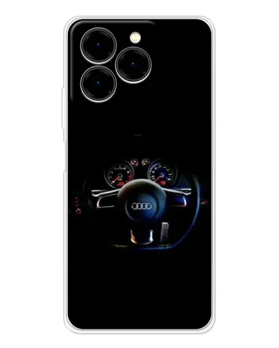 Чехол для Ulefone Note 20 Pro с картинкой «Салон Audi — руль» Чехол для Ulefone Note 20 Pro с картинкой «Салон Audi — руль»
