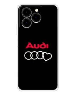 Чехол для Ulefone Note 20 Pro с картинкой «Логотип Audi Heart»
