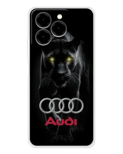 Чехол для Ulefone Note 20 Pro с картинкой «Пантера и Audi» Чехол для Ulefone Note 20 Pro с картинкой «Пантера и Audi»
