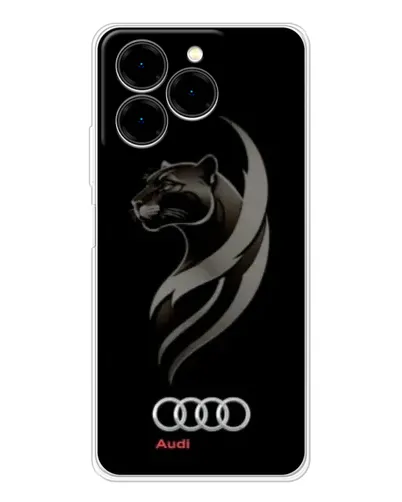 Чехол для Ulefone Note 20 Pro с картинкой «Графика — пантера и Audi» Чехол для Ulefone Note 20 Pro с картинкой «Графика — пантера и Audi»