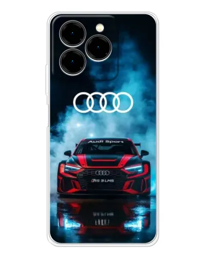 Чехол для Ulefone Note 20 Pro с картинкой «Audi Sport — неон» Чехол для Ulefone Note 20 Pro с картинкой «Audi Sport — неон»