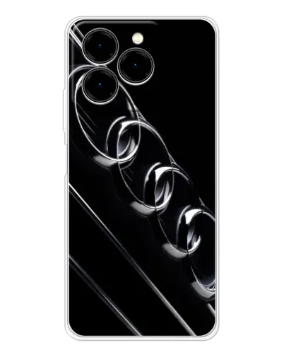 Чехол для Ulefone Note 20 Pro с картинкой «Audi — абстрактные кольца» Чехол для Ulefone Note 20 Pro с картинкой «Audi — абстрактные кольца»