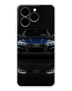 Чехол для Ulefone Note 20 Pro с картинкой «Audi — ночное отражение»