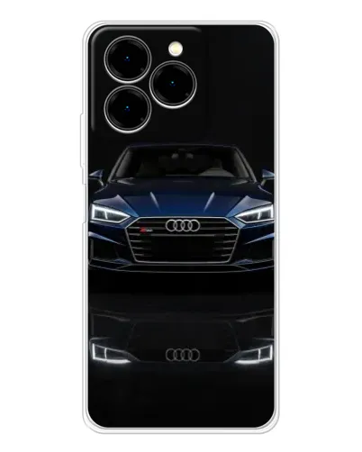 Чехол для Ulefone Note 20 Pro с картинкой «Audi — ночное отражение» Чехол для Ulefone Note 20 Pro с картинкой «Audi — ночное отражение»