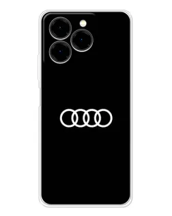Чехол для Ulefone Note 20 Pro с картинкой «Audi White Logo»