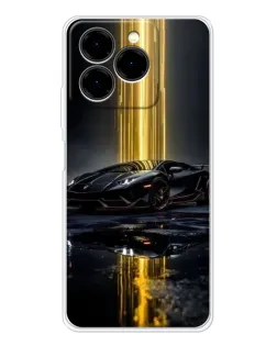 Чехол для Ulefone Note 20 Pro с картинкой «Ночной Lamborghini драйв»
