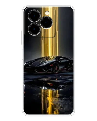 Чехол для Ulefone Note 20 Pro с картинкой «Ночной Lamborghini драйв» Чехол для Ulefone Note 20 Pro с картинкой «Ночной Lamborghini драйв»