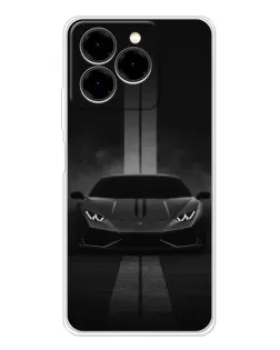 Чехол для Ulefone Note 20 Pro с картинкой «Lamborghini симметрия дорог»
