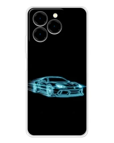 Чехол для Ulefone Note 20 Pro с картинкой «Неоновый контур Lamborghini» Чехол для Ulefone Note 20 Pro с картинкой «Неоновый контур Lamborghini»
