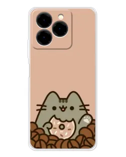 Чехол для Ulefone Note 20 Pro с картинкой «Кофейный Пушин» Чехол для Ulefone Note 20 Pro с картинкой «Кофейный Пушин»