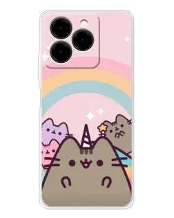 Чехол для Ulefone Note 20 Pro с картинкой «Единорог Pusheen» Чехол для Ulefone Note 20 Pro с картинкой «Единорог Pusheen»
