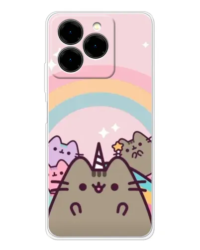 Чехол для Ulefone Note 20 Pro с картинкой «Единорог Pusheen» Чехол для Ulefone Note 20 Pro с картинкой «Единорог Pusheen»