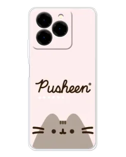 Чехол для Ulefone Note 20 Pro с картинкой «Pusheen логотип»