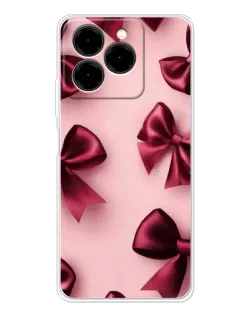 Чехол для Ulefone Note 20 Pro с картинкой «Бордовый атлас»