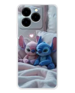 Чехол для Ulefone Note 20 Pro с картинкой «Плюшевые Стич Ангел»