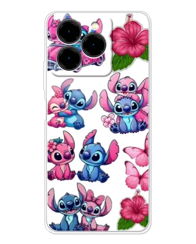 Чохол для Ulefone Note 20 Pro з картинкою «Стікери Stitch та Angel»