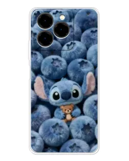 Чехол для Ulefone Note 20 Pro с картинкой «Стич и голубика» Чехол для Ulefone Note 20 Pro с картинкой «Стич и голубика»