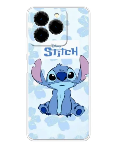 Чохол для Ulefone Note 20 Pro з картинкою «Stitch серед квітів»