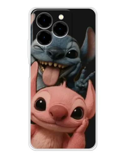 Чехол для Ulefone Note 20 Pro с картинкой «Стич и Ангел»