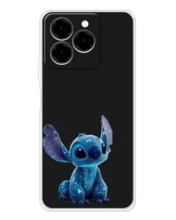 Чехол для Ulefone Note 20 Pro с картинкой «Стич на черном»