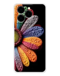 Чехол для Ulefone Note 20 Pro с картинкой «Радужный цветок»