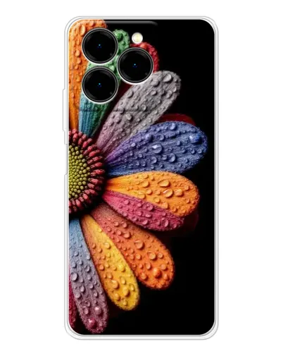 Чехол для Ulefone Note 20 Pro с картинкой «Радужный цветок» Чехол для Ulefone Note 20 Pro с картинкой «Радужный цветок»
