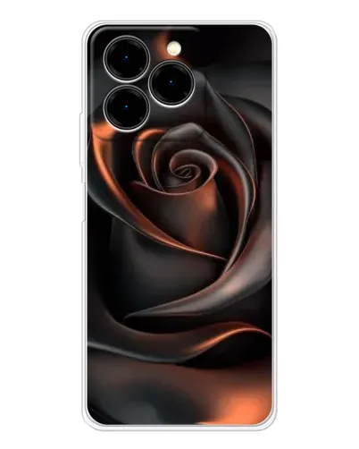 Чехол для Ulefone Note 20 Pro с картинкой «Шелковая черная роза» Чехол для Ulefone Note 20 Pro с картинкой «Шелковая черная роза»