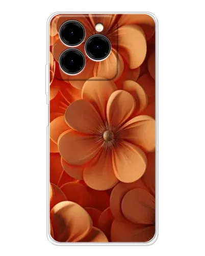 Чехол для Ulefone Note 20 Pro с картинкой «Оранжевый макро цветок» Чехол для Ulefone Note 20 Pro с картинкой «Оранжевый макро цветок»