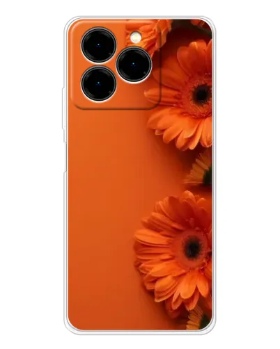 Чехол для Ulefone Note 20 Pro с картинкой «Оранжевые герберы» Чехол для Ulefone Note 20 Pro с картинкой «Оранжевые герберы»