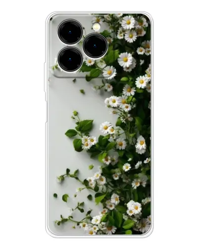 Чехол для Ulefone Note 20 Pro с картинкой «Ветка мелких белых цветов» Чехол для Ulefone Note 20 Pro с картинкой «Ветка мелких белых цветов»