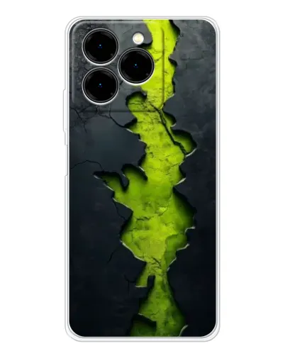 Чехол для Ulefone Note 20 Pro с картинкой «Салатовый разлом скалы» Чехол для Ulefone Note 20 Pro с картинкой «Салатовый разлом скалы»
