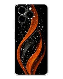 Чехол для Ulefone Note 20 Pro с картинкой «Огненная звездная волна»