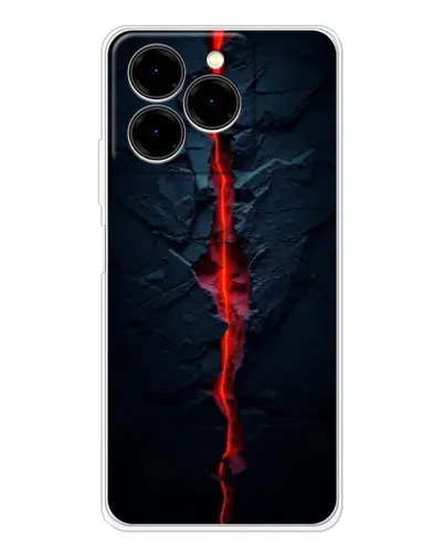 Чехол для Ulefone Note 20 Pro с картинкой «Kрасная лавовая трещина» Чехол для Ulefone Note 20 Pro с картинкой «Kрасная лавовая трещина»