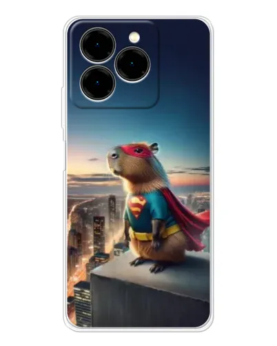 Чехол для Ulefone Note 20 Pro с картинкой «Капи-мен супергерой» Чехол для Ulefone Note 20 Pro с картинкой «Капи-мен супергерой»