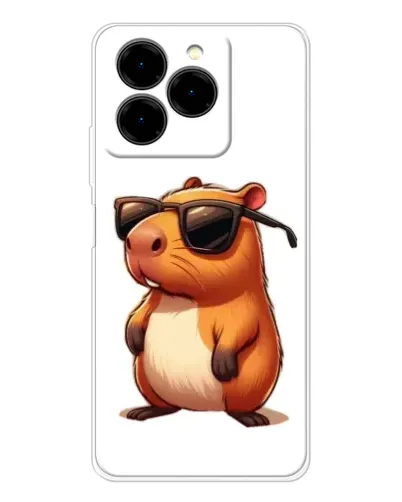 Чехол для Ulefone Note 20 Pro с картинкой «Капибара в очках» Чехол для Ulefone Note 20 Pro с картинкой «Капибара в очках»