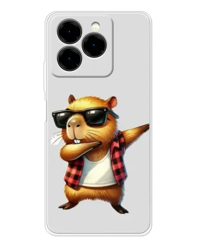 Чехол для Ulefone Note 20 Pro с картинкой «Капибара рэпер даб» Чехол для Ulefone Note 20 Pro с картинкой «Капибара рэпер даб»
