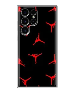 Чохол для Ulefone Note 22 з картинкою «Jordan Red Pattern»