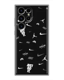 Чохол для Ulefone Note 22 з картинкою «Nike Black Pattern»