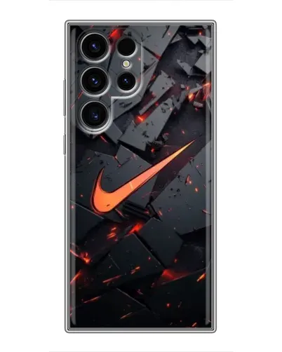 Чохол для Ulefone Note 22 з картинкою «Nike — ефект розломів»