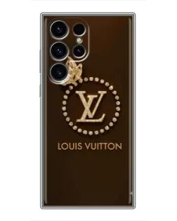Чохол для Ulefone Note 22 з картинкою «LV — золота печатка»