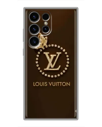 Чохол для Ulefone Note 22 з картинкою «LV — золота печатка»