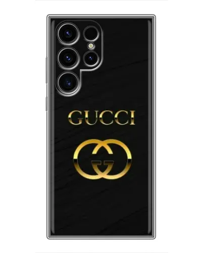 Чехол для Ulefone Note 22 с картинкой «Золотой логотип Gucci»