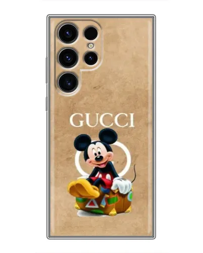 Чехол для Ulefone Note 22 с картинкой «Микки Маус Gucci — крафт»
