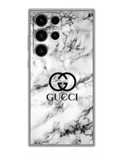 Чехол для Ulefone Note 22 с картинкой «Gucci — мраморный шик»
