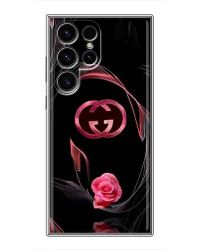 Чехол для Ulefone Note 22 с картинкой «Gucci — неоновая роза»