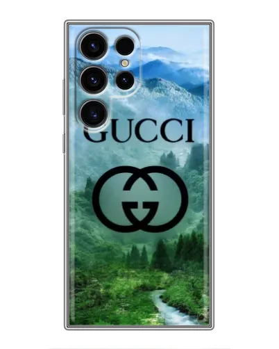 Чехол для Ulefone Note 22 с картинкой «Gucci — горный пейзаж»