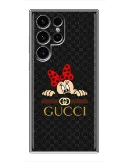 Чехол для Ulefone Note 22 с картинкой «Минни Маус Gucci — черный»