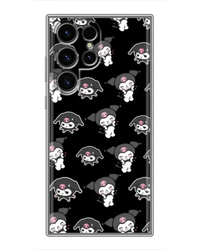 Чохол для Ulefone Note 22 з картинкою «Чорний паттерн Kuromi» Чохол для Ulefone Note 22 з картинкою «Чорний паттерн Kuromi»
